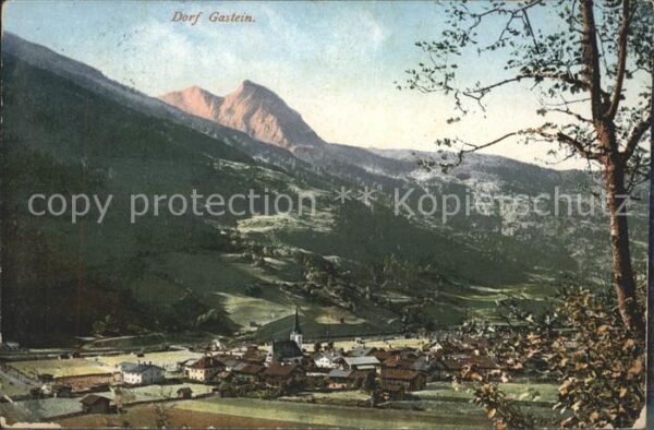 Bad Gastein Dorf-Panorama