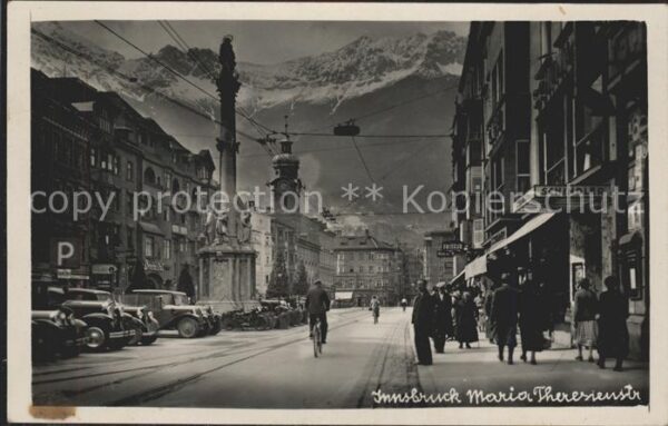 Innsbruck Maria Theresienstrasse Autos