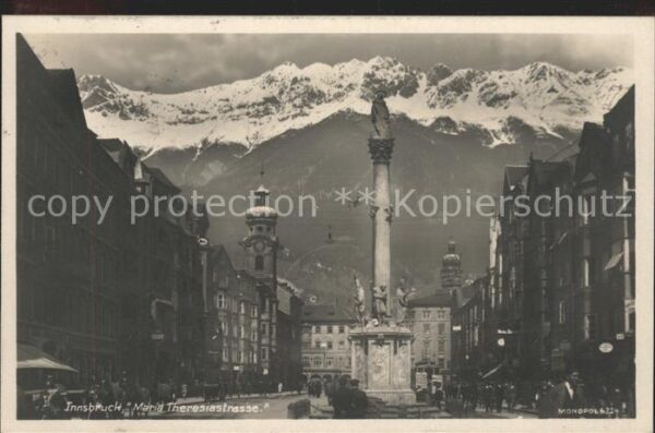 Innsbruck Maria Theresienstrasse Säule