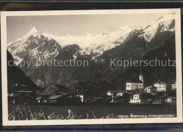 Kaprun Panorama mit Kitzsteinhorn