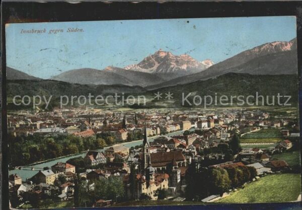 Innsbruck Panorama gegen Süden