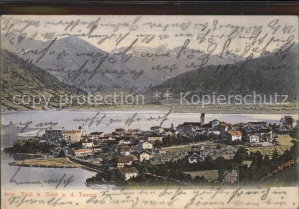 Zell See Panorama mit See