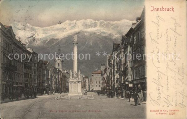 Innsbruck Maria Theresienstrasse Säule