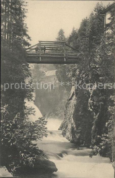Bad Gastein Schreckbrücke Wasserfall
