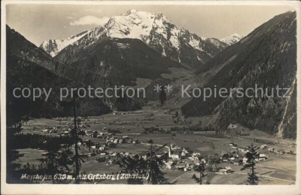 Mayrhofen Zillertal Panorama