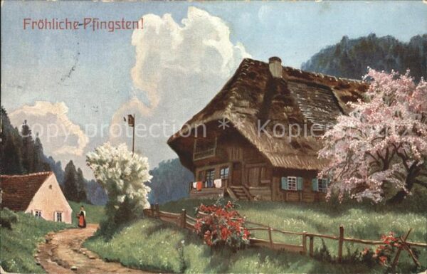 Pfingsten Pentecost Pentecote Schwarzwaldhaus