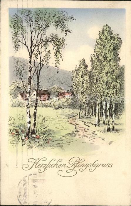 Pfingsten Pentecost Pentecote Bäume