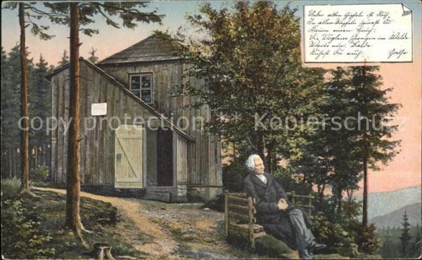 Goethe Johann Wolfgang von Goethehäuschen Bad Ilmenau
