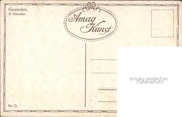 Verlag Amag Nr. 72 E. Schneider Geständnis – Bild 2