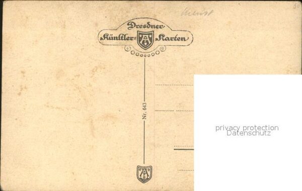 Kuenstlerkarte F. Schenkel Nr. 643 Kinder Hühner Mai D – Bild 2