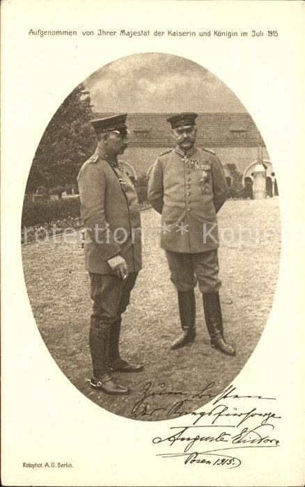Wilhelm II Paul von Hindenburg Rotes Kreuz Kaiseri