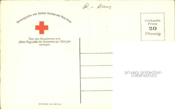 Hindenburg Wilhelm II. Rotes Kreuz Kaiserin August – Bild 2