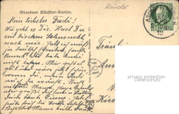 Kinder Child Enfants Annemarie Dresdner Künstlerkarte Nr. 21 – Bild 2