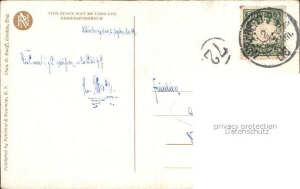 Poesie Paar Künstlerkarte Charles Scribner's S – Bild 2