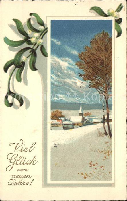 Neujahr Glück Baum