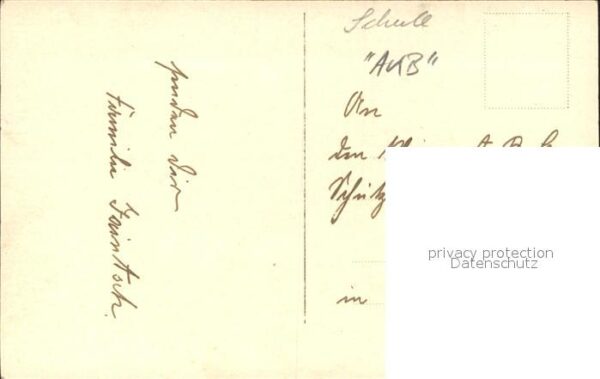 Verlag AKB Nr. 4323/2 Kind Schulgang Glückwunsch – Bild 2
