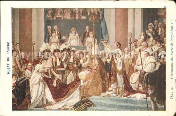 Napoleon Bonaparte Ceremonie du Sacre de Napoleon David Mu