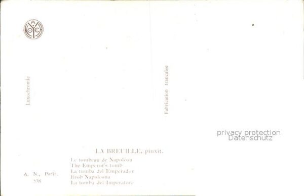 Verlag Noyer (AN Paris) Nr. 538 La Breuille Tombeau de Napoleon – Bild 2