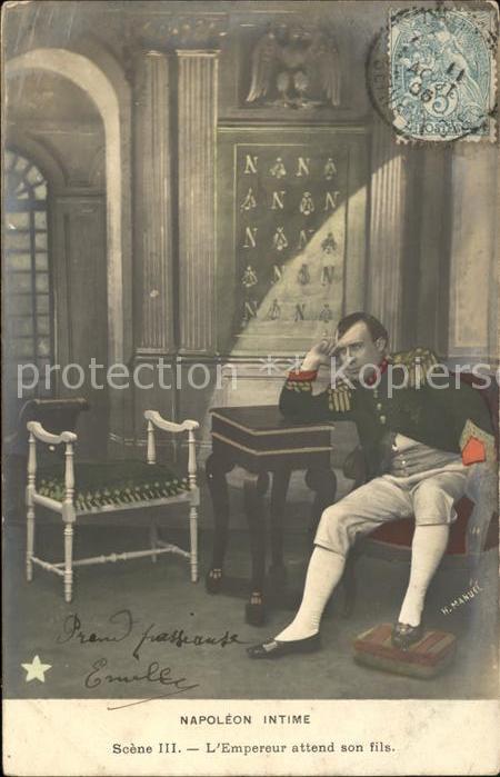Napoleon Bonaparte Intime Scene III. L'Empereur attend son