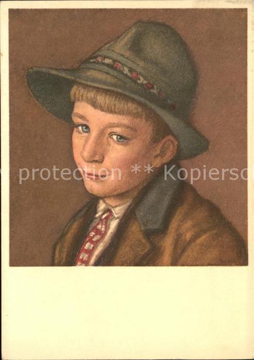 Kinder Child Enfants Künstlerkarte Francois de Ribaupierre G
