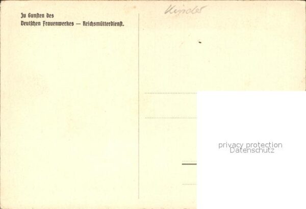 Kinder Child Enfants Deutsches Frauenwerk Reichmütterdienst – Bild 2