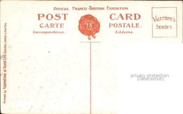Exhibition Franco-British London 1908 Bridge in Court of Honour – Bild 2