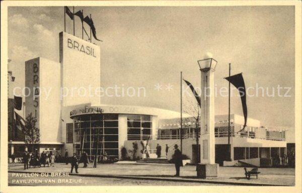Exposition Bruxelles 1935 Pavillon du Bresil
