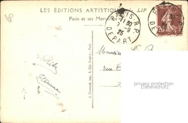 Exposition Arts Decoratifs Paris 1925 Jardin floraux Ville de Paris – Bild 2