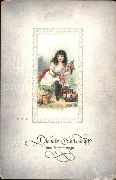 Glueckwunsch Namenstag Rosen Kind