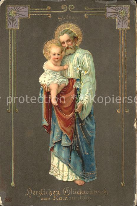 Namenstag Namenskarte St. Josef