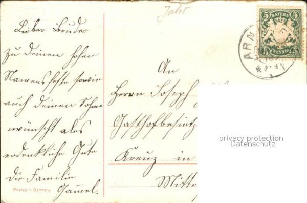 Namenstag Namenskarte St. Josef – Bild 2