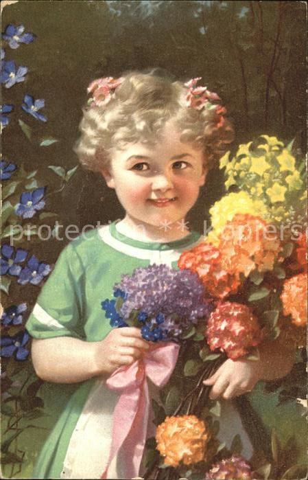 Kinder Child Enfants Blumen