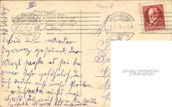 Schubert Franz Singspiel Hannerl Dreimäderlhaus II. Te – Bild 2