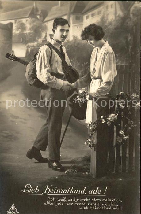 Verlag PH Nr. 5804/4 Lieb Heimatland ade Mandoline Ge