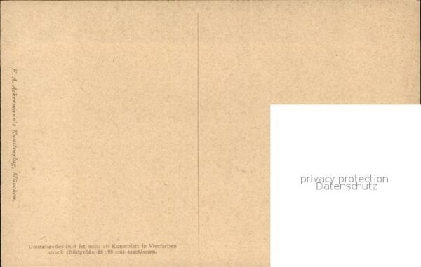 Verlag Ackermann Kuenstlerpostkarte Nr. 2887 Concert G. Terborch Cello Klavier – Bild 2