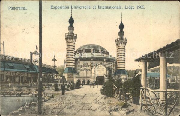 Exposition Universelle Liege 1905 Cafe Restaurant du Panorama