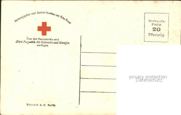 Hindenburg Wilhelm II. Rotes Kreuz – Bild 2