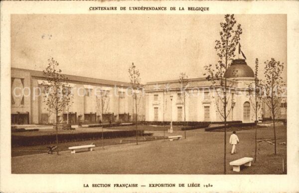 Exposition Liege 1930 Section Francaise Centenaire de L'Indep