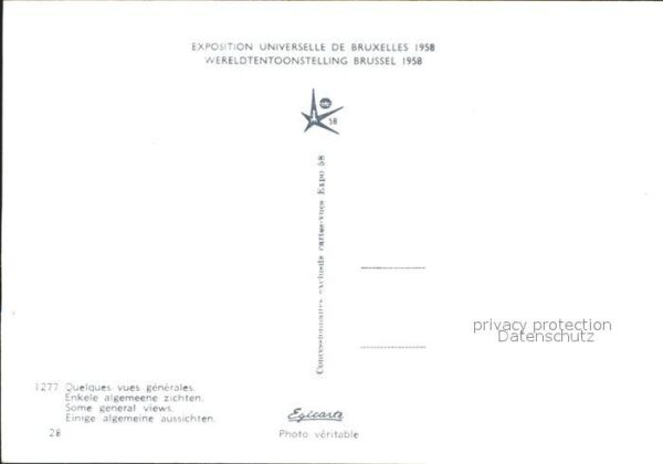 Exposition Universelle Bruxelles 1958 – Bild 2
