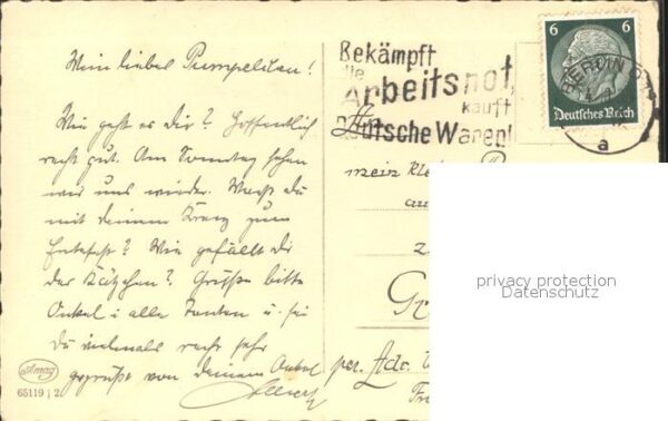 Verlag Amag Nr. 65119/2 Katze Schuh – Bild 2