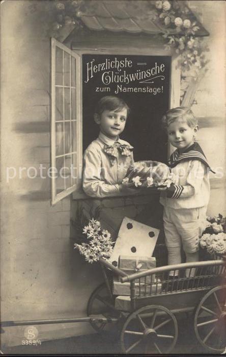 Verlag SIJFF Nr. 3359/4 Namenstag Kinder Matrosenanzug K