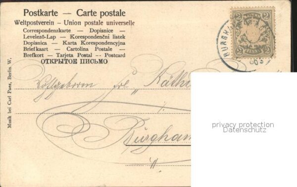 Liederkarte Verzage nicht III. Musik W. Dölb Adolph – Bild 2