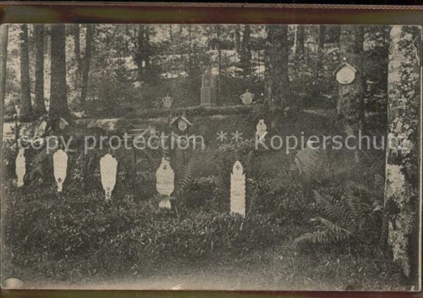Tod Friedhof Stempel 15. Bay. Landw. I F. R