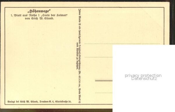 Jesus Christus Christentum Kreuz Künstlerkarte Erich W. Eiland Höh – Bild 2
