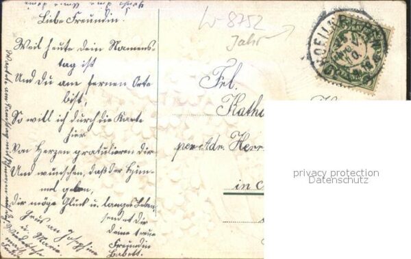 Namenstag Namenskarte Veilchen – Bild 2