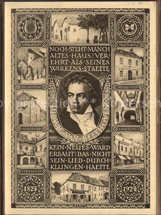 Beethoven Feier Österreich Haus Heiligenstadt Nus