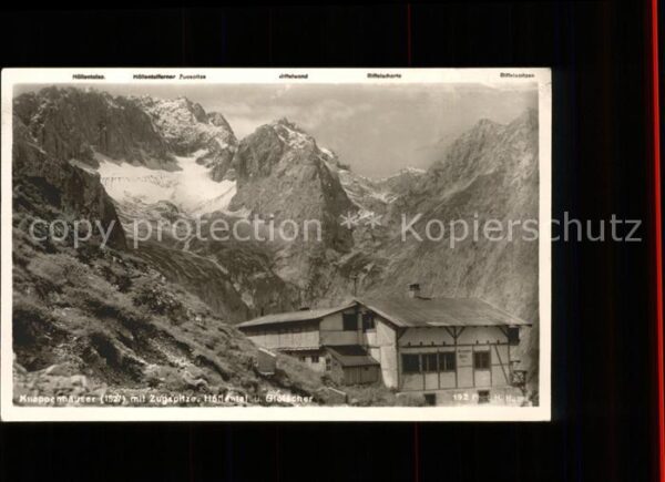 Garmisch-Partenkirchen Knappenh?user mit Zugspitze H?llental u