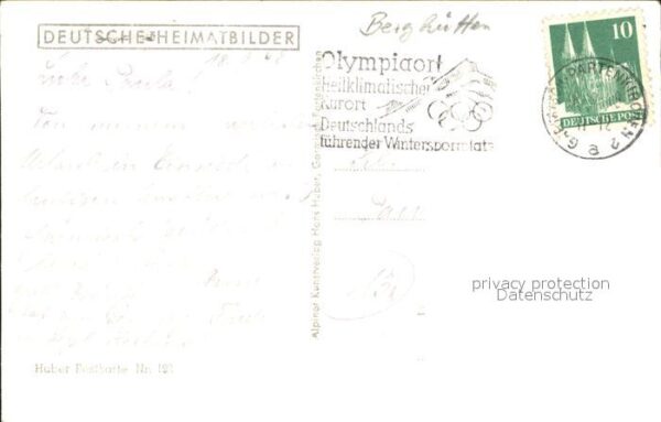 Garmisch-Partenkirchen Knappenh?user mit Zugspitze H?llental u – Bild 2