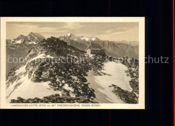 Tannheim Tirol Landshuter Hütte mit Friedrichshöhe Ber