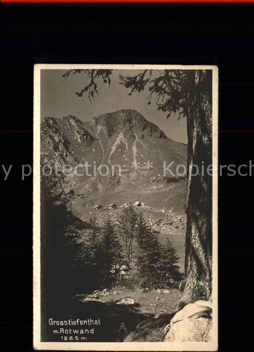 Neuhaus Schliersee Grosstiefenthal Alpe mit Rotwand Berghü